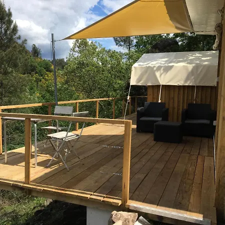 Glamping Nas Arvores Роскошный шатер